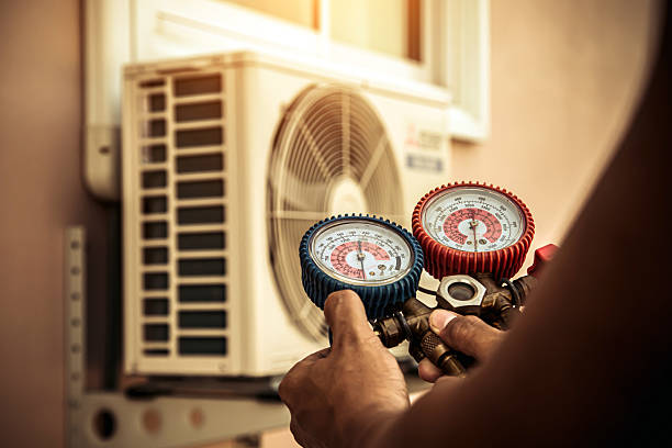 Professional Hvac Maintenance technician working in Vinton, VA